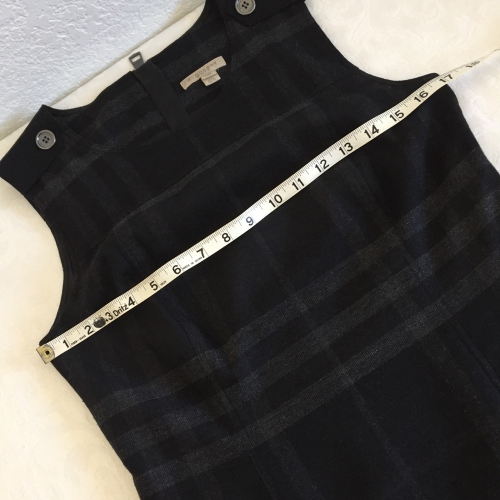 Burberry gray check shift wool dress - Picture 6 of 13